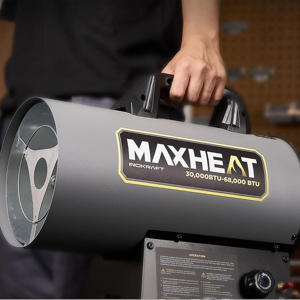 InoKraft MAXHEAT 68,000 BTU Propane Forced Air Heater
