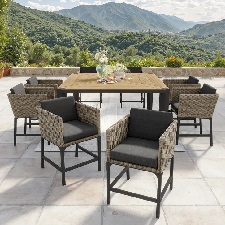 Aberdeen 9-piece Patio Dining Set