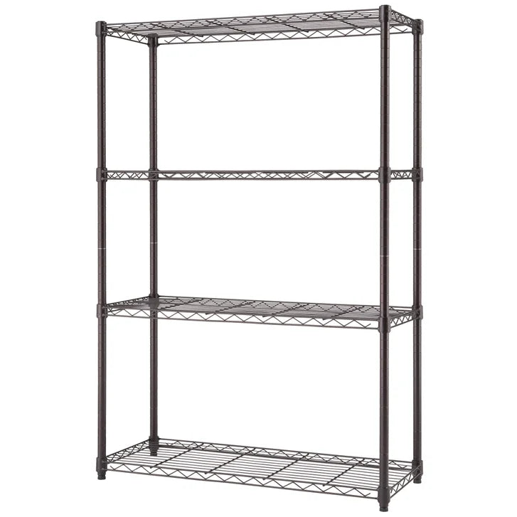 TRINITY 4-Tier NSF Dark Bronze All Purpose Shelving Rack