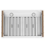 Forno Venezia 30 in. Wall Mounted Range Hood, 372 CFM