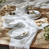 Stone Lain Macchio Stoneware Dinnerware Set, 12-pieces