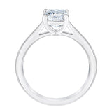 2.03 ct Emerald Cut, Clarity VVS1, Colour D, Diamond Solitaire Ring