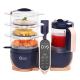 Babymoov Duo 6-in-1 Meal Station XL Baby Food Maker: Steam, Defrost, Blend, Bottle Warmer, Sterilizer