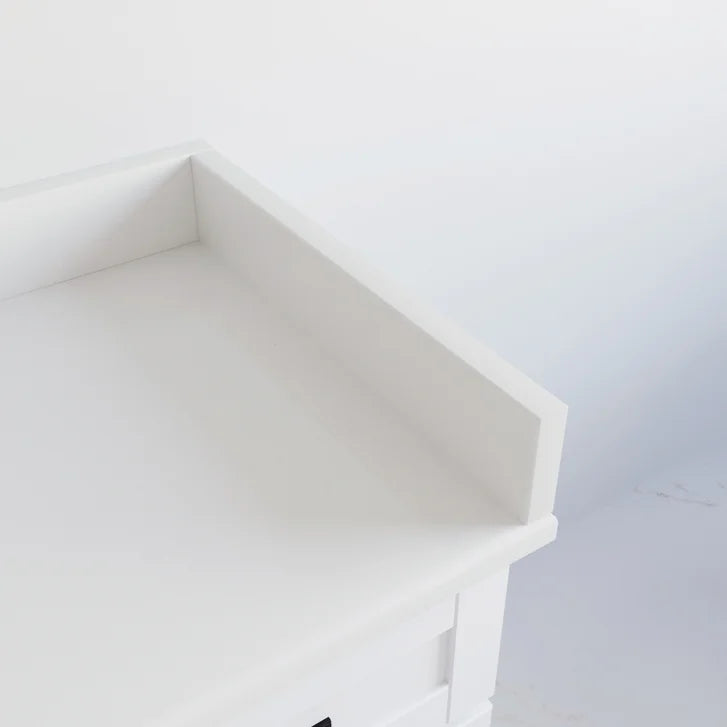 VanGo Willow Vanity in White with Quartz Countertop
