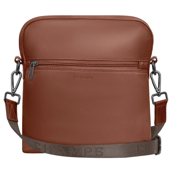 Champs Onyx Collection Leather Cross-Body Bag