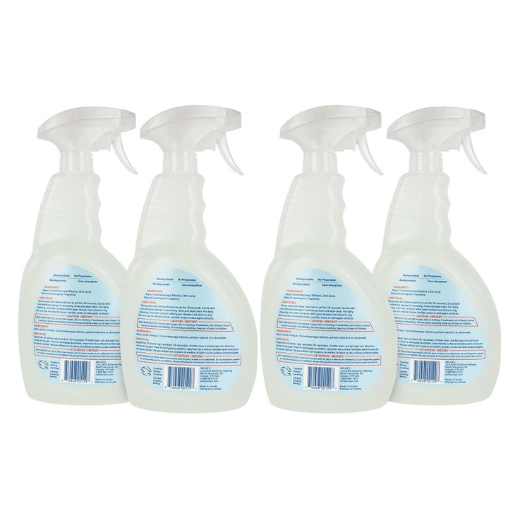 Nellie's Shower and Bath Cleaner 710 ml, 4-pack