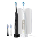 Philips Sonicare Professional Clean Electric Toothbrush Black and White, 2-pack
