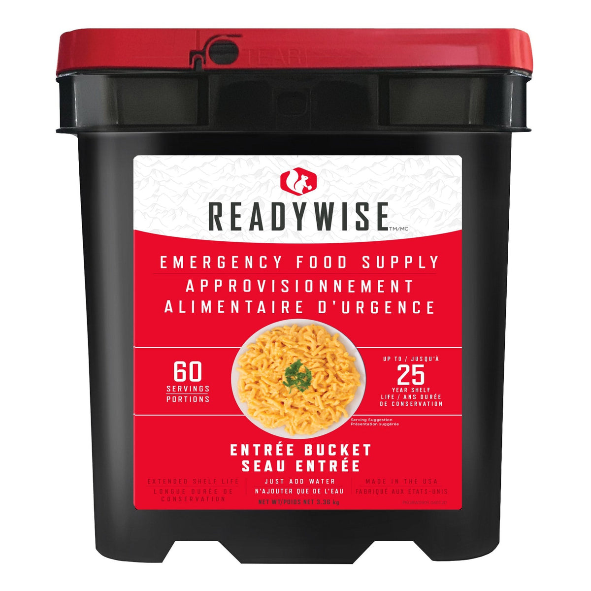 Readywise 60 Serving Entrée Buckets