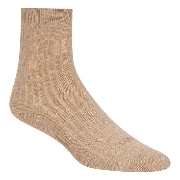 Lemon Casual Ribbed Low Crew Socks, 10-pack