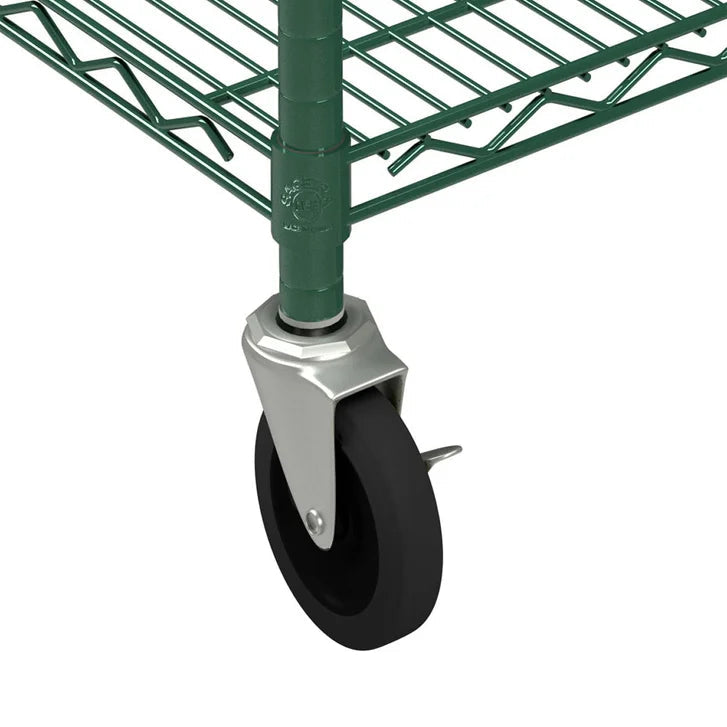Epoxy Zinc Wire Rack 6 Shelves, 76" High