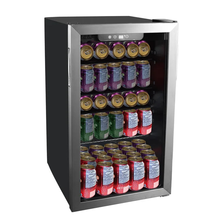 Frigidaire 18 in. 3.4 cu ft. Glass Door Compact Refrigerator with Reversible Door