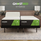 GhostBed Hybrid II 33 cm (13 in.) Gel Memory Foam Mattress with Adjustable Base