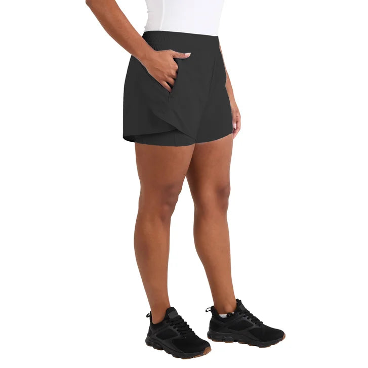Spyder Women's Woven Active Short with Inner Bike Short