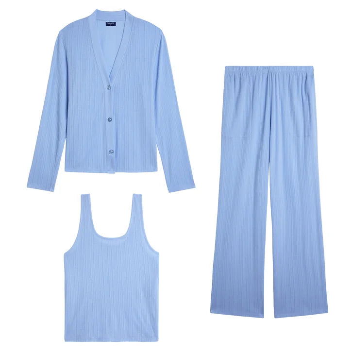 Splendid Women's Pointelle Lounge Set, 3-piece