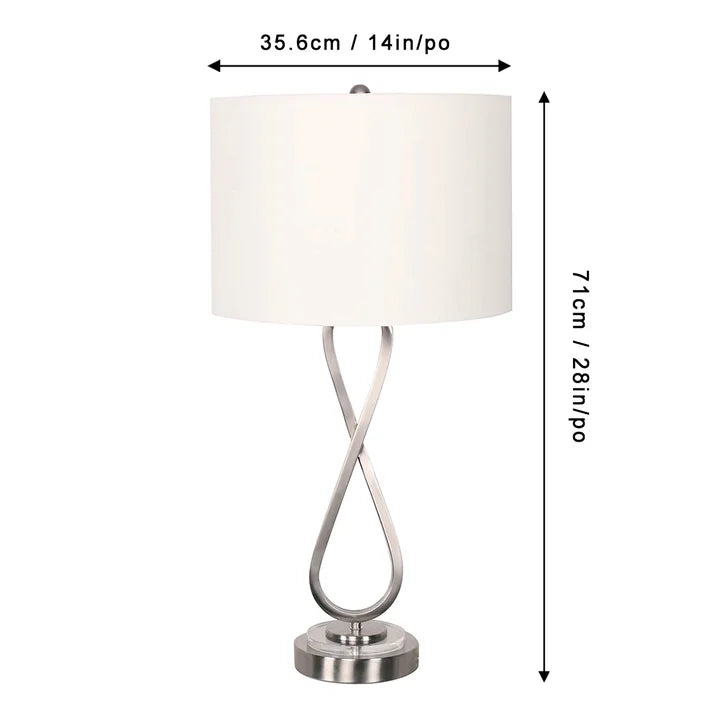 Arlo Scroll Table Lamp, 2-pack
