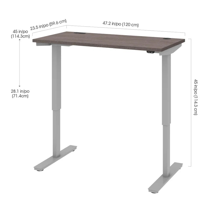 Bestar Upstand 61 cm x 122 cm (24 in. x 48 in.) Height Adjustable Desk