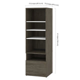 Bestar Viva L-shaped Height-adjustable Workstation