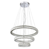 3 Tier Dimmable Crystal Chandelier