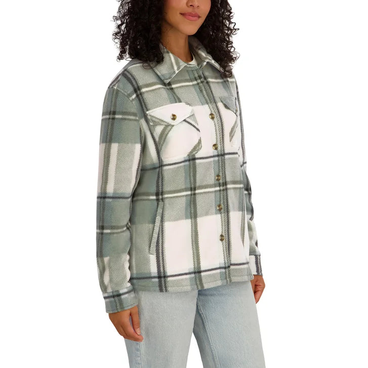 Sage Collective Women's Plush Shirt Jacket
