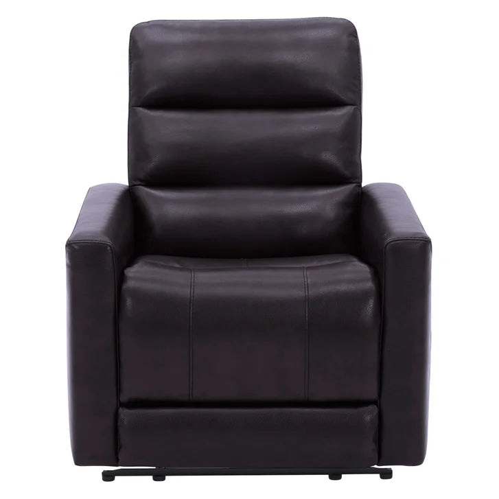 Gilman Creek Top-grain Leather CloudZero Power Recliner with Adjustable Headrest