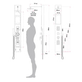 Akuaplus Olivia Pressure Balance Shower Panel
