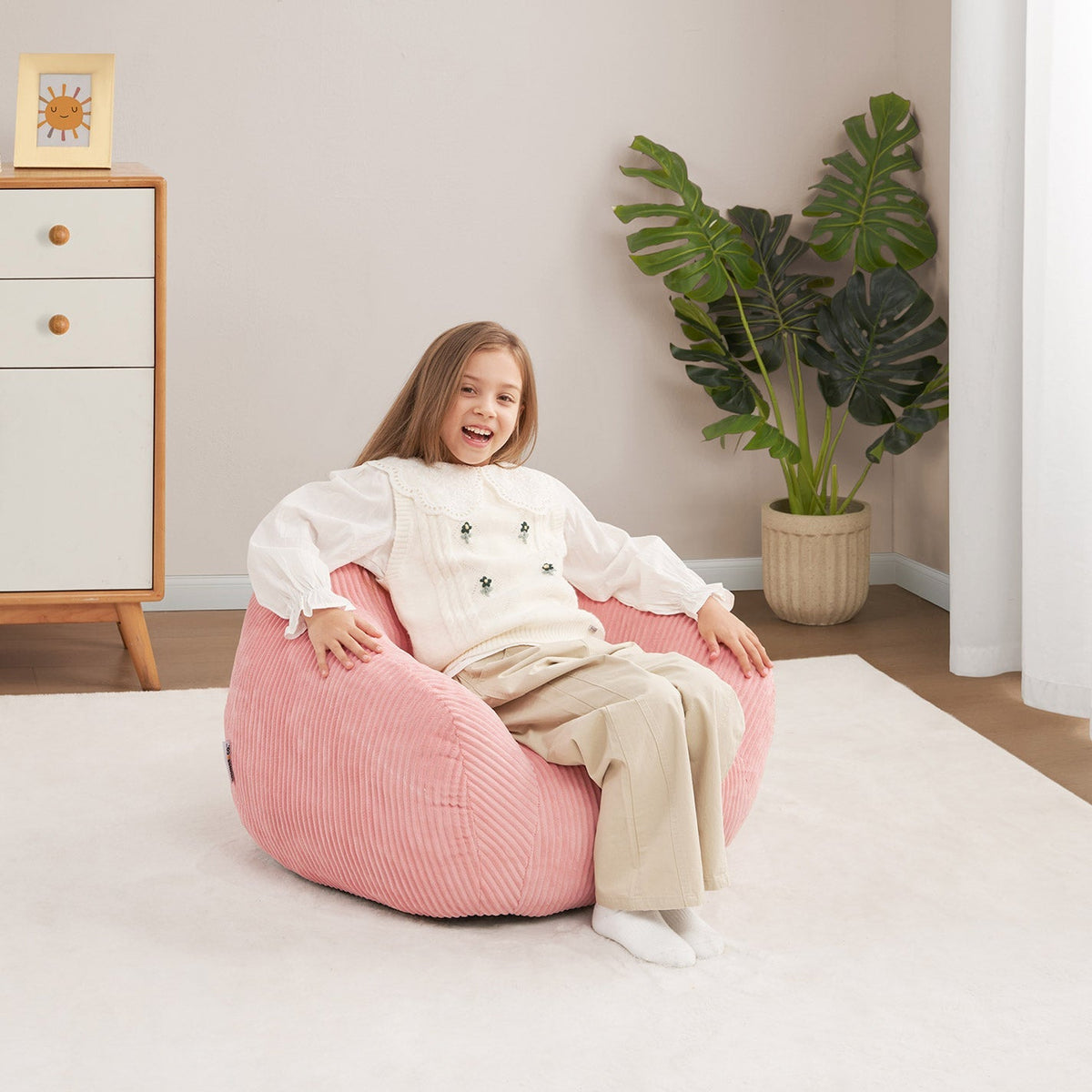 Mango Kids Armchair with Removable, Machine-Washable Cover