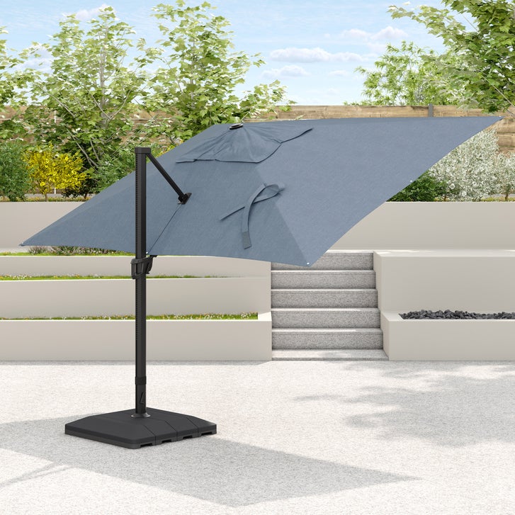 Sirio 4 m x 3 m (13 ft. x 10 ft.) Cantilever Umbrella