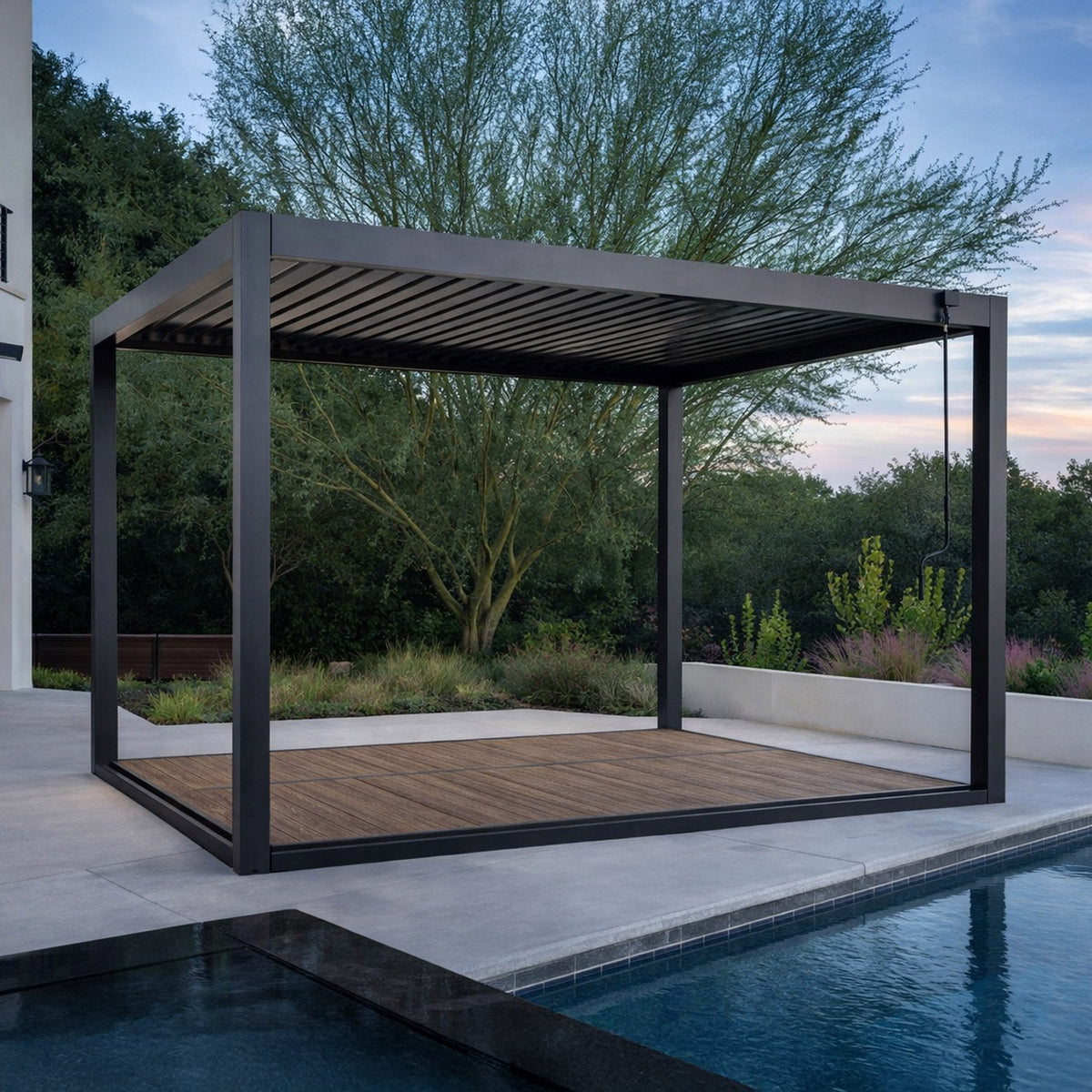 SunVilla Capri 10' x 13' Pergola with Deck Base