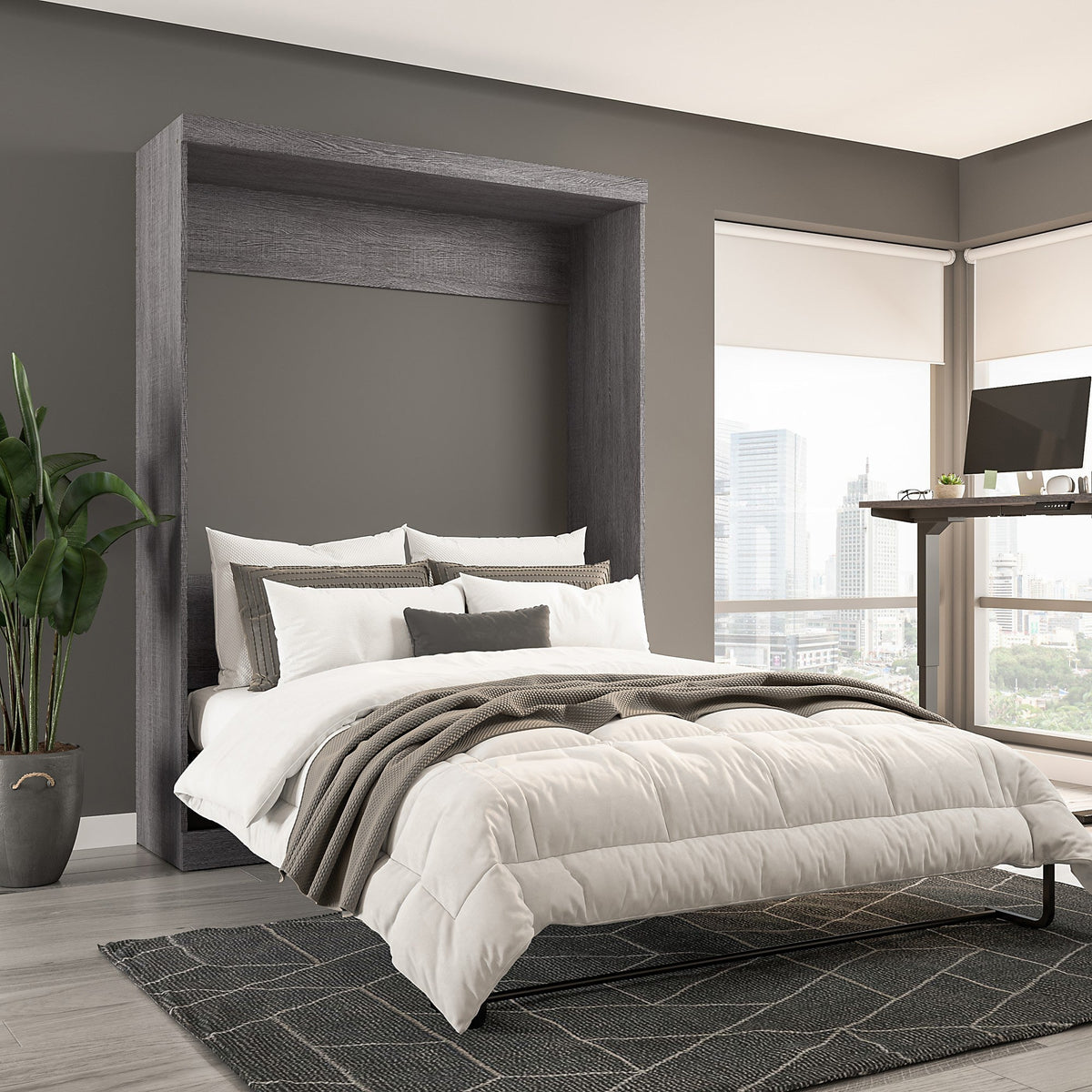 Bestar Boutique Queen Wall Bed