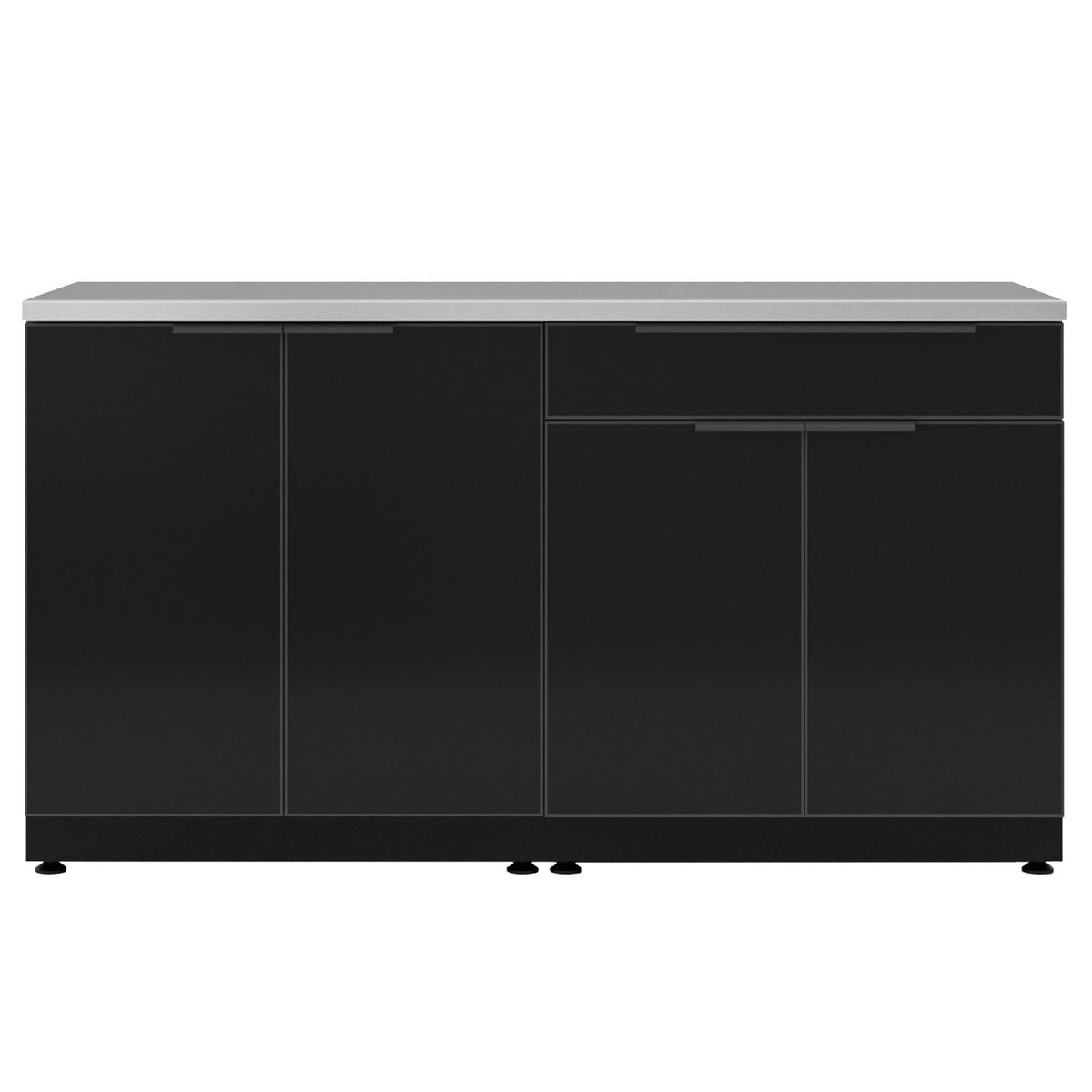 NewAge Products 3-piece Outdoor Kitchen Alumininum, Black