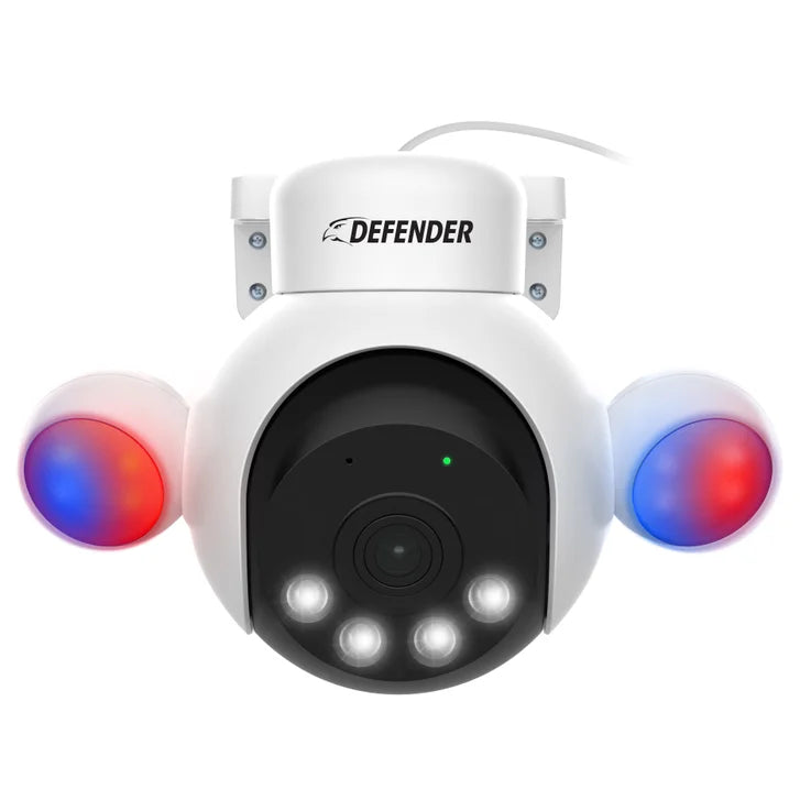 Defender AI POWERED Sentinel 4K Wired 8 Channel NVR Security System with 4 PTZ Cameras