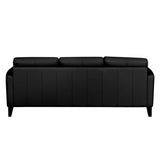 Riviera Contemporary Top Grain Leather Sofa