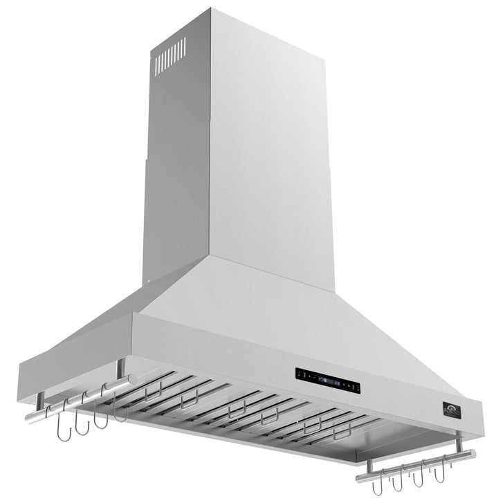 Forno Venezia 48 In. Wall Mounted Range Hood, 917 CFM