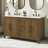 OVE Decors Eliot 60 in. Vanity with Quartz Countertop