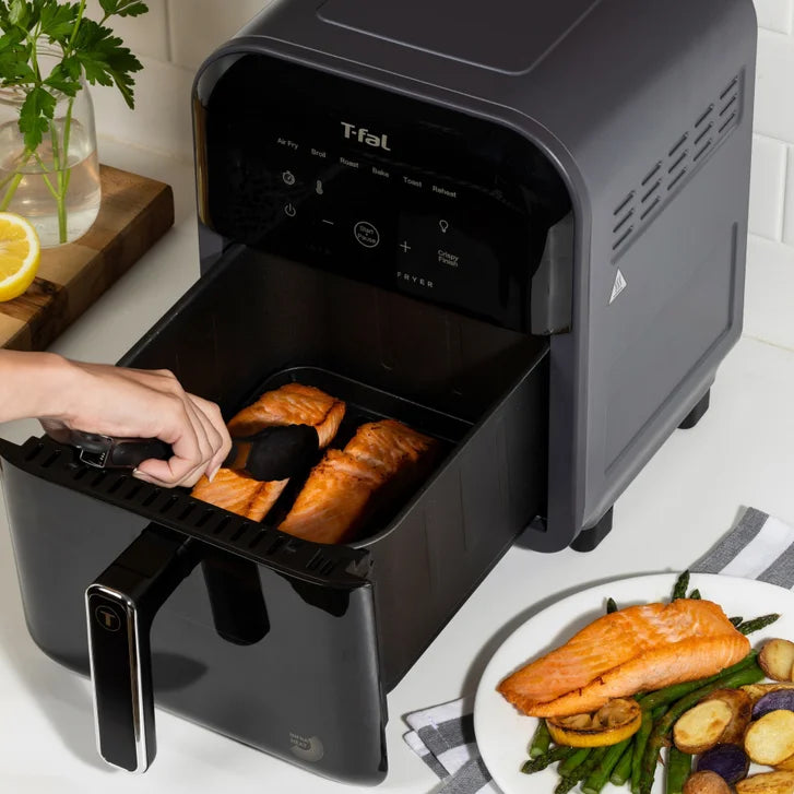 T-fal Infrared Air Fryer, 7-in-1, 5 L (5.3 qt.) Infra-Heat Technology, Black