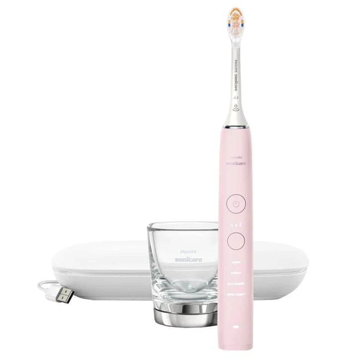 Philips Sonicare DiamondClean Connected Series 9000 Electric Toothbrush, 2-pack