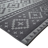 Viana Bahamas Collection Folk Indoor/Outdoor Reversible Area Rug