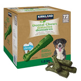 Kirkland Signature Dental Chews Dog Treats, 72-count (1.9 kg)