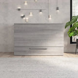 Borealis Queen Cabinet Bed with Drawer & Mattress