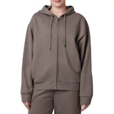 Tuff Athletics Women’s Oversized Fleece Hooded Full Zip