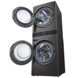 LG Single Unit Front Load WashTower with 5.2 cu ft. Steam Washer and 7.4 cu ft. Electric Steam Dryer