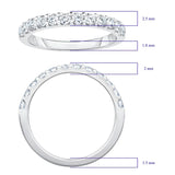 Round Brilliant Diamond Wedding Band (0.50 ctw)