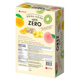 Lotte Zero Peach, Yuzu and Kiwi Flavoured Gummies, 54 × 14 g