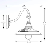 Classy Caps Solar Barn Light