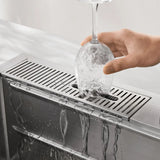 FORNO ACQUA D-WP31 33 in. Stainless Steel Kitchen Sink Workstation