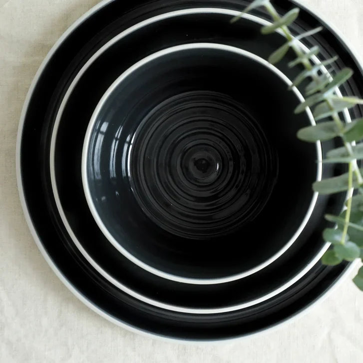 Stone Lain Elica Stoneware Dinnerware Set, 12-pieces