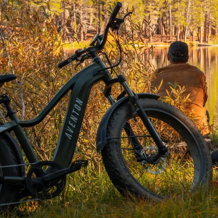 Aventon Aventure V2.5 Step Over Fat Tire E Bike, 97 km Max Range
