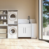 Transform 28 in. All-in-one Utility Sink with Cabinet and Faucet
