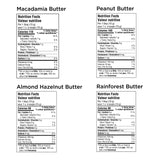 Nuts to You Nut Butter Spread Variety Pack, 4-pack
