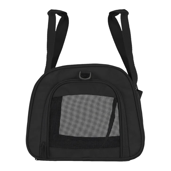 Bugatti Downtown Essential Pet Carrier Black Duffle
